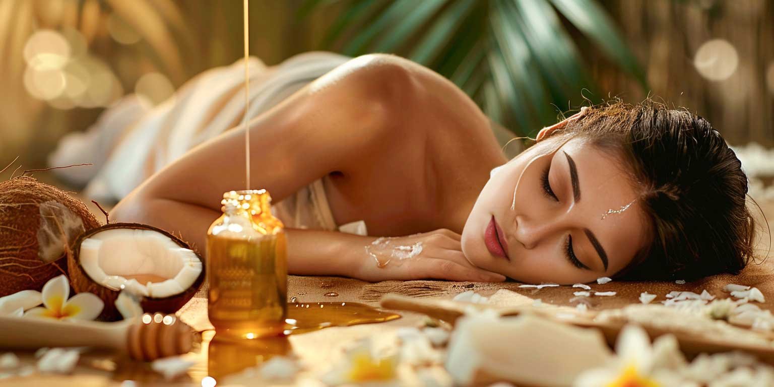 Coconut Milk & Honey Nourishing at Swasthya Thottada