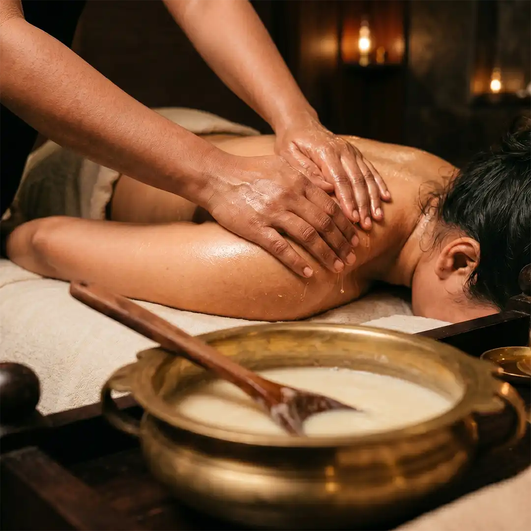 coconut milk and honey massage