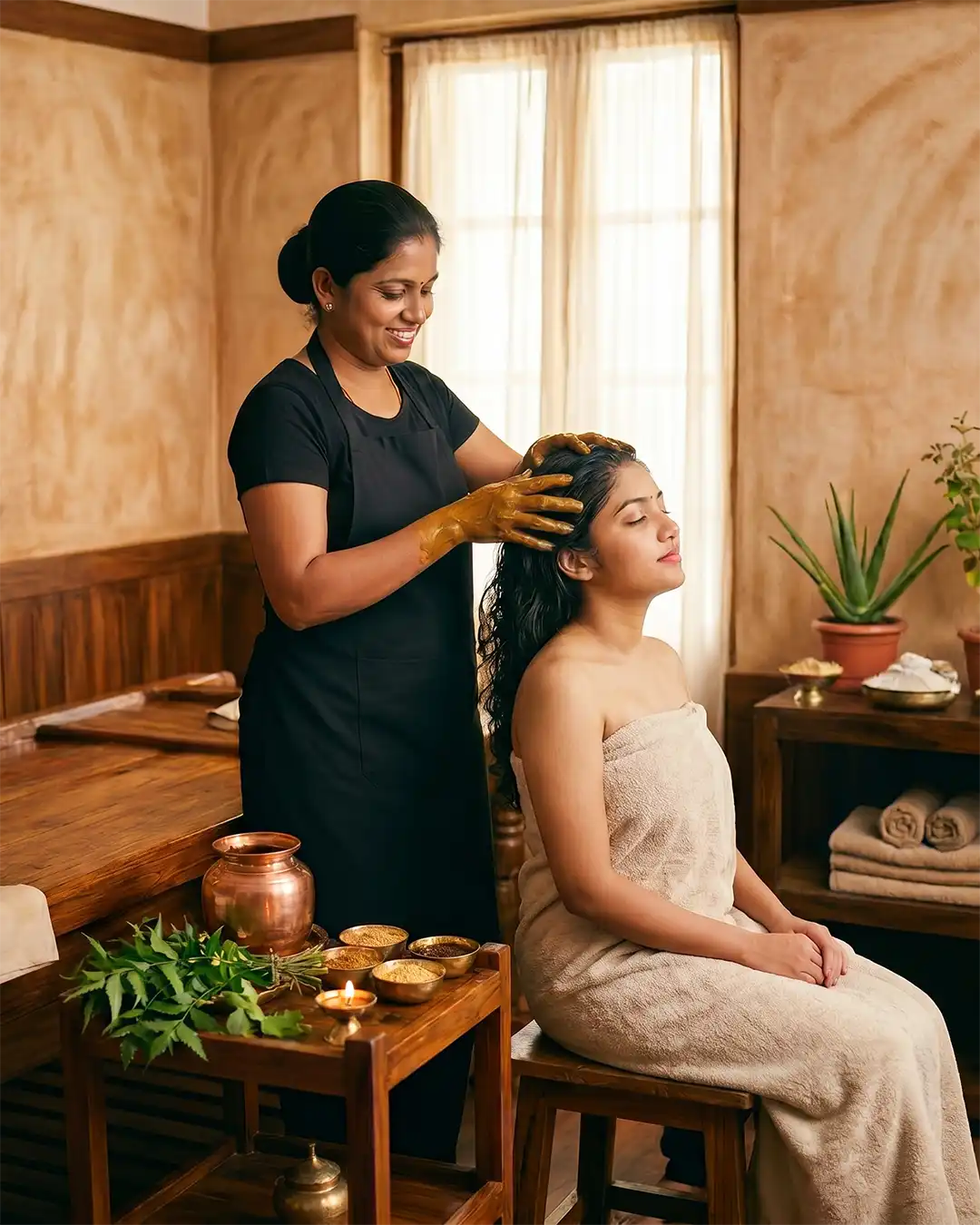 Ayurveda Dandruff Care at Swasthya Kakkad